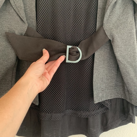 Cabi 3184 Love Carol Modern Mesh Back Grey Jacket - Picture 8 of 11